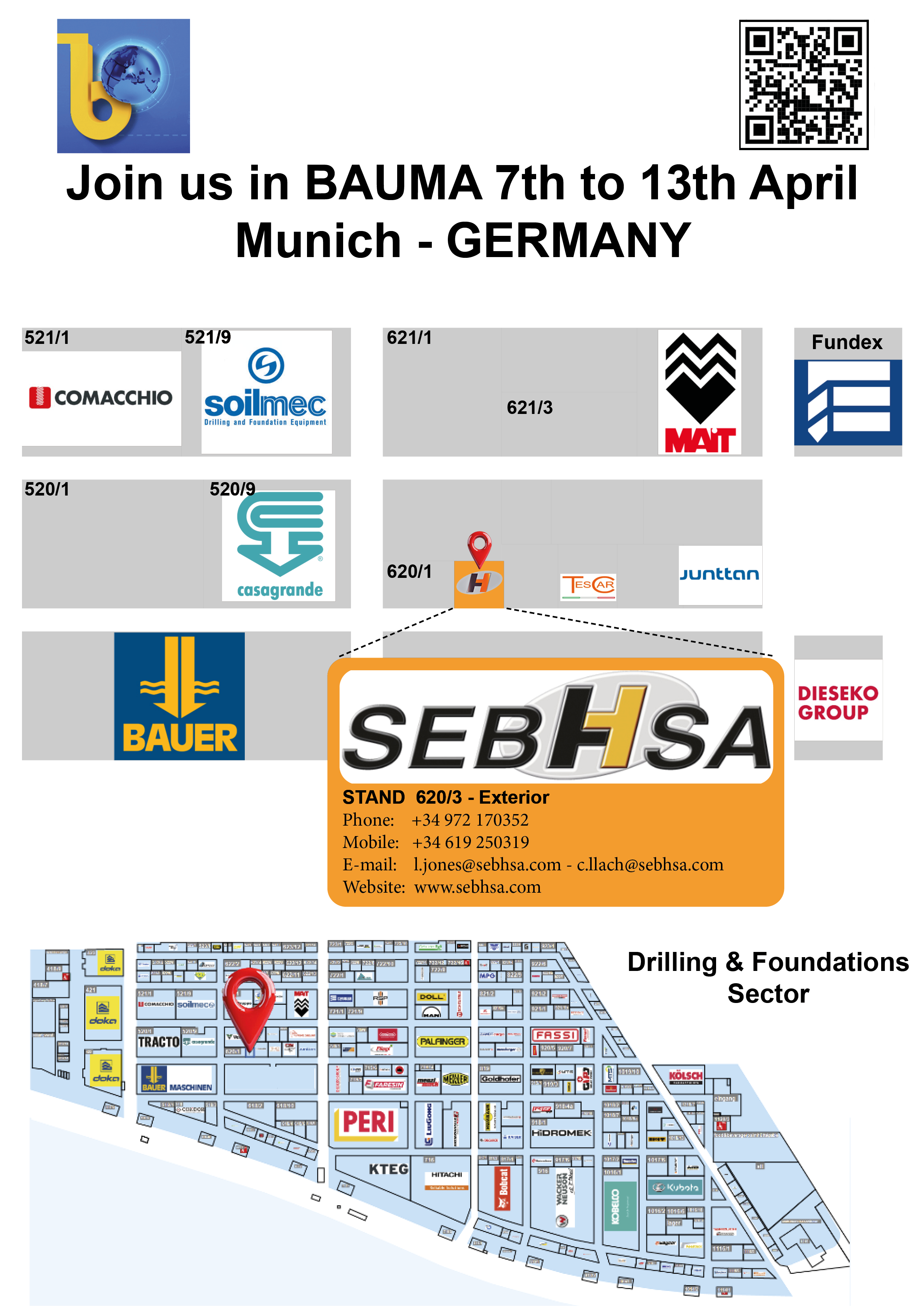 Find us in BAUMA