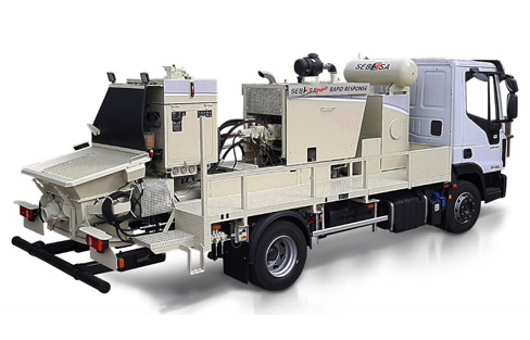 Mobile concrete pump Rapid Response SEBHSA BC-1606.RR