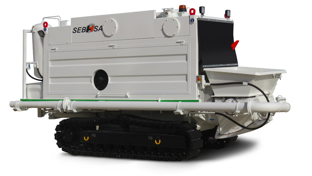 Crawler-mounted concrete pump
SEBHSA BD-1606.OR